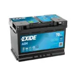 BATERI 12V 70AH EXIDE AGM EK700